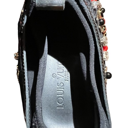 Louis Vuitton Bijoux Mesh Crystal Embellished Floral Sneakers EU 39 US 9 - Picture 13 of 15