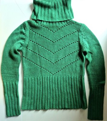 H&M Divided Pullover XS 34 grün Damen Rollkragenpullover hm