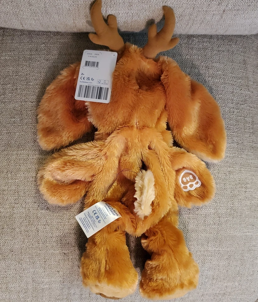 Build a Bear Workshop Jackalope Bunny with Antlers UNSTUFFED Cryptid Plush NEW - Image 2 of 4