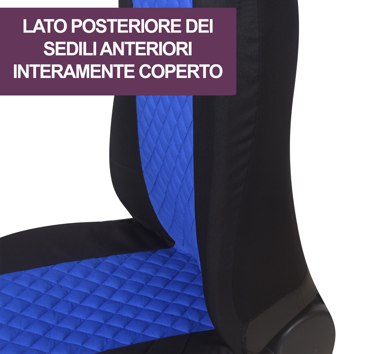 Coprisedili Auto Universali, Set Completo Anteriori e Posteriori Zip - Miniatura 4