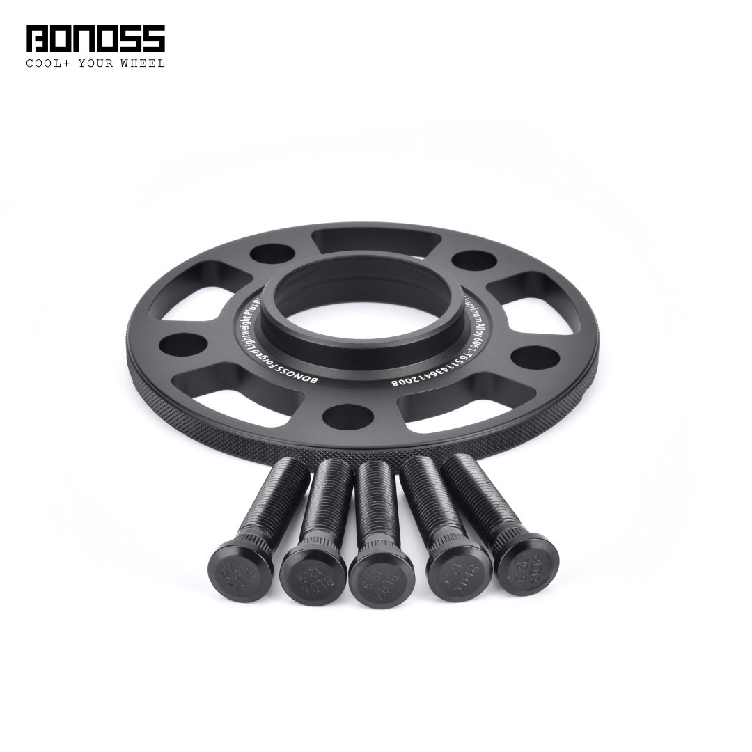 BONOSS 5x114.3 Wheel Spacers CB64.1 10mm 2pc 12x1.5 studs for Honda Civic Accord
