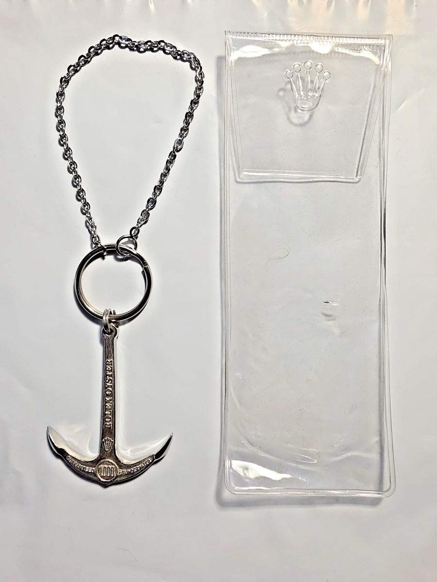 Vintage ROLEX OYSTER SUBMARINER Anchor Keychain 300 Metres | eBay