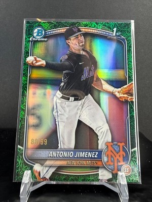 CZ3-438 - 2025 Bowman Chrome - Antonio Jimenez #BDC-56 - Green Refractor /99