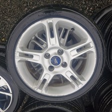 16INCH FORD FIESTA ZETEC S MK 7 5 SPLIT SPOKE 4 STUD ALLOY WHEEL & TYRE