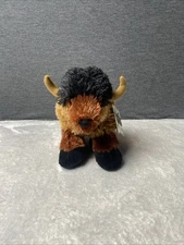 Wild Republic Mini Bison Plush Cuddlekins 8"L Stuffed Animal Toy Pet Buffalo Cow