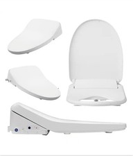 Bio Bidet HD-7500 Elongated Electric Bidet Toilet Seat White Remote, Heated