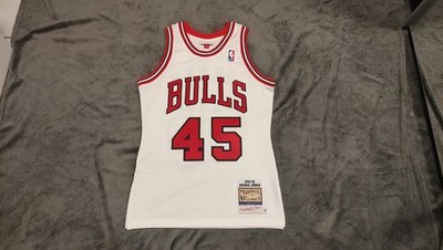 NBA Authentic Chicago Bulls Jordan Trikot Shirt Jersey Goat 90s Mitchell & Ness