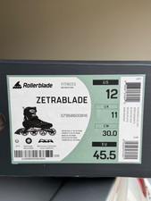 Rollerblade 07958600816 Zetrablade Inline Skates - Black