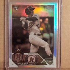Topps Chrome Rookie JJ Bleday Sephia Refractor Oakland Athletics Baseball 2023