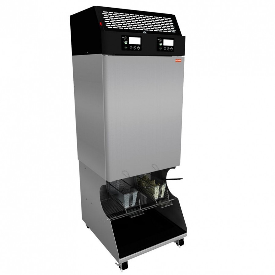 Franke F3D3 Refrigerated French Fry Dispenser – Dual Lane Automatic Fry Loader