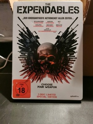 THE EXPENDABLES 1, 2-Disc Steelbook ,Lim.Special Edition, FSK 18, Gebraucht.  10