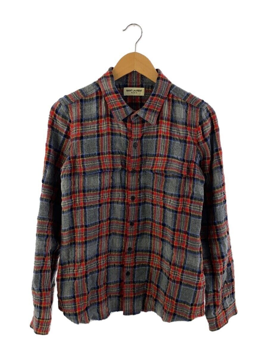 SAINT LAURENT Camicie Maniche Lunghe Grigio Usate