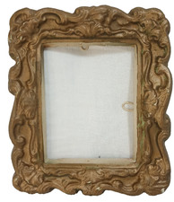 Vintage Antique Plaster Frame Photo Ornate Ro...
