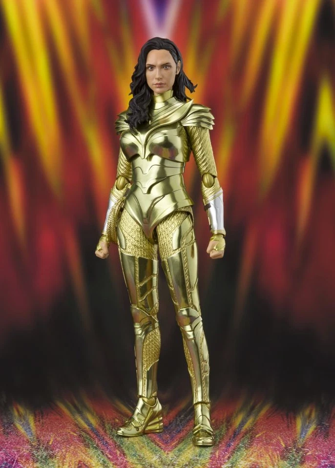 Wonder Woman 1984 S.h. Figuarts Action Figure Wonder Woman Golden Armor Bandai - Photo 2/4
