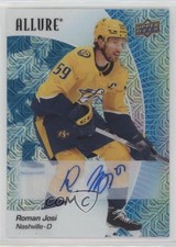 2023-24 Upper Deck Allure Blue Line Auto 34/35 Roman Josi #61 Auto 0o5t