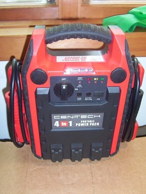 Centech Jump Box 4 in 1 Portable Power Pack & Light Air Compressor