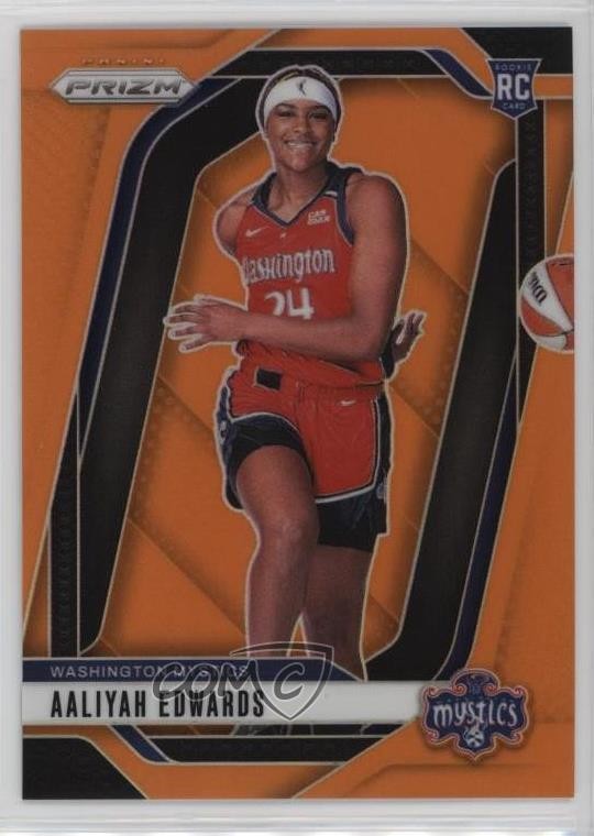 2024 Panini Prizm WNBA Orange Prizm 18/99 Aaliyah Edwards #142 17zx