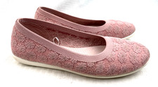 Skechers Cleo Sport Sparkly Blooms Rose Slip On Ballet Flat Women's Size 9