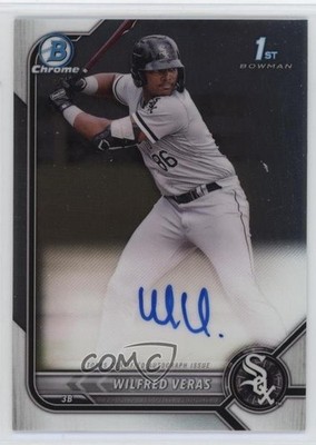 2022 Bowman Chrome Prospect Wilfred Veras #CPA-WV Auto 05ns