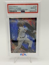 Topps 2024 Finest Marco Luciano #178 Blue Checkerboard RC  /75 (ONLY PSA 10)