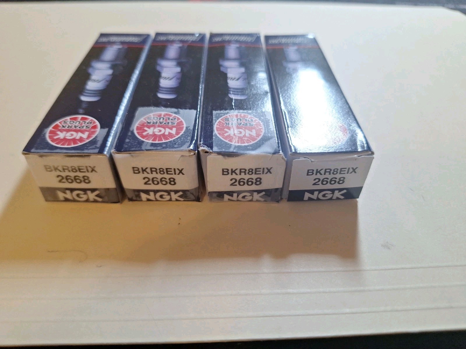 Pack Of 4 Genuine NGK Iridium IX Spark Plugs. BKR8EIX 2668