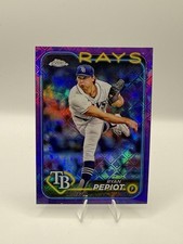 2024 Topps Chrome Logofractor Edition - Ryan Pepiot #128 Purple Refractor /250