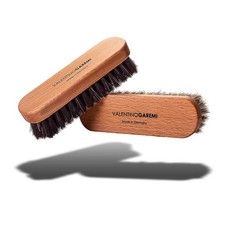 Horsehair Shoe Brush Set 2-Pack   Travel Size Polish  Buffing Brushes for ...