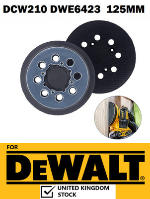 1x Schleifer Haken & Schlaufe Pad für DeWalt N329079 125 mm 5 Zoll passend DCW210 DWE6423