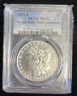 2021-S Morgan Silver Dollar  PCGS MS 70 First Strike Blue Label MS70