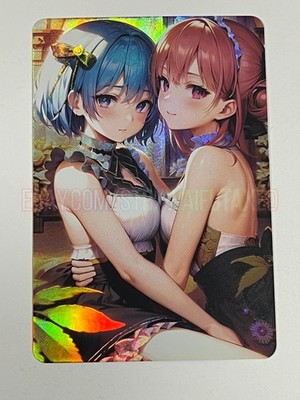 Rem Ram Re:Zero - Goddess Story Holo Doujin ACG Sexy Waifu