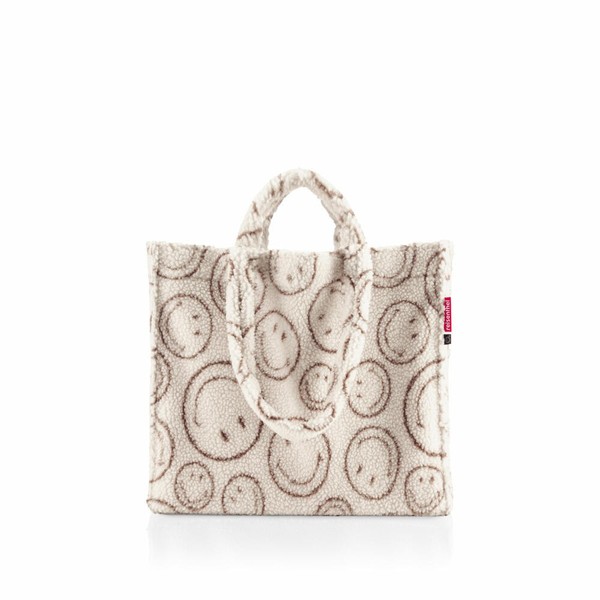 Reisenthel Softshopper Tasche Handtasche Einkaufstasche Smiley Teddy Chocolate-image