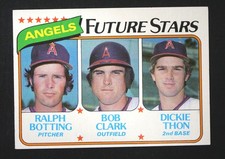 1980 TOPPS Future Stars Angels DICKIE THON Rookie RC #663