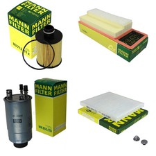 MANN-FILTER Inspektionspaket Filterset passend für Ford KA 1.3 TDCi RU8