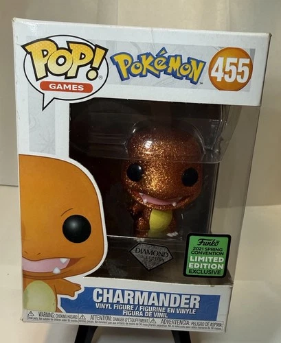 Funko Pop!  Pokémon Charmander Diamond Collection Limited Edition Exclusive