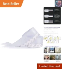 Multi-Purpose 33ft Silicone Weather Strip - 25mm Draft Stopper for Home Comfort