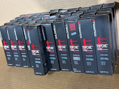 41 Tubes GOLDWELL TOPCHIC The Mix Shades Hair Color LOT Dye NEW 2.1oz/60g