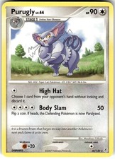 Purugly 36/130 Diamond & Pearl Pokemon LP Fast Ship on eBay