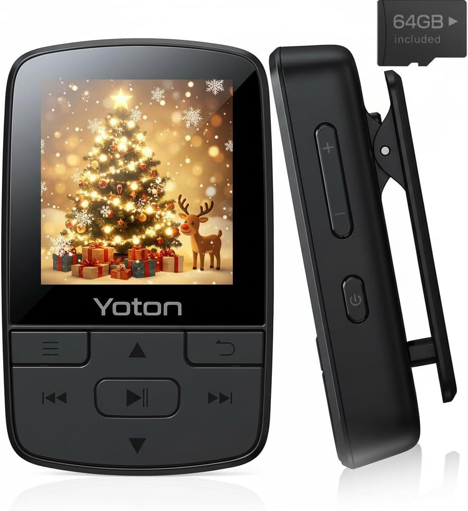 With Bluetooth 5.2, 64gb, Hifi-music, With Sports Clip And I