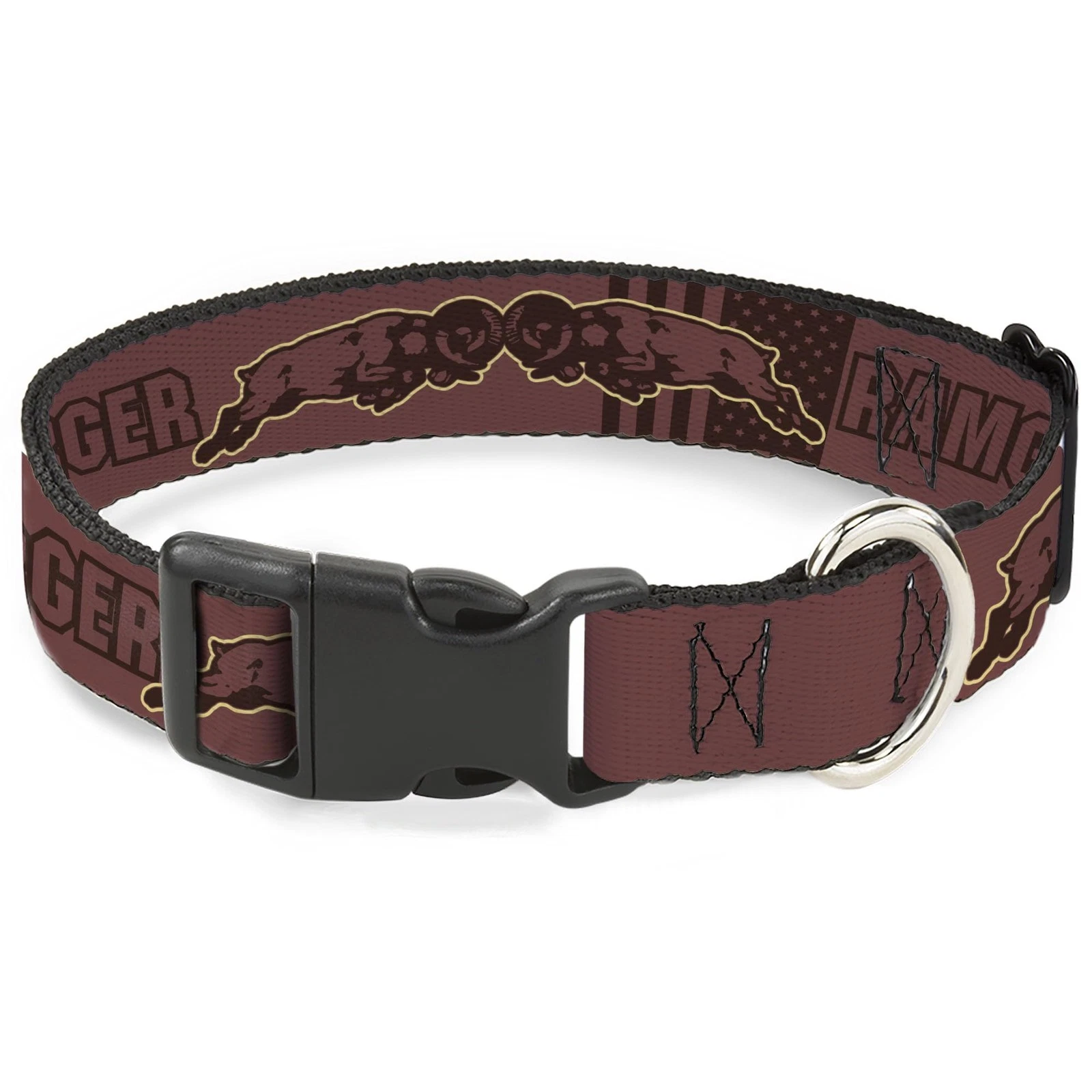 Dodge Pet Collar, Dog Collar Plastic Buckle, Dodge Americana Ram Charger Browns,