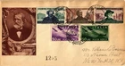 Dr Jim Stamps Italy Fdc Verdi Death Anniv 1951 3V Set Air Mail Cover Back Recd