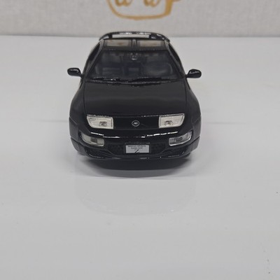 Nissan 300ZX Fairlady Z Diecast Car Black Opening Doors Hood Trunk