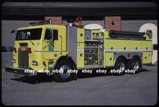Trois Rivieres Quebec 1998 Freightliner Tibotrac tanker Fire Apparatus Slide