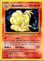 Ninetales 15/108 Holo Rare XY Evolutions