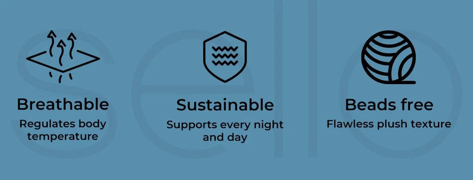 Dreamz Weighted Blanket 3kg 6.5kg 9kg Chunky Bulky Knit Throw Blanket Kids Adult - image 3 of 4