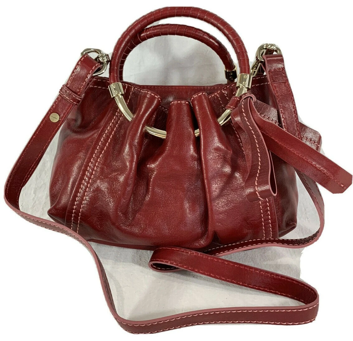 Dissona Pink Leather Bag