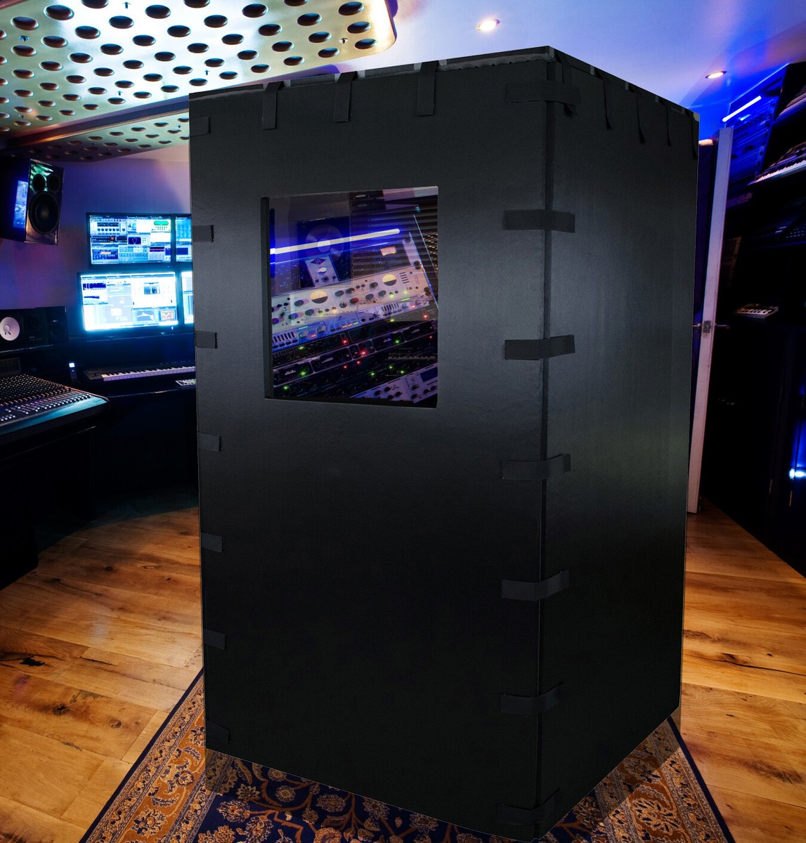 洋楽 JV/FROM THE BLOCK TO THE SOUNDBOOTH 42 x 42 x 78H Inch Sound & Voice Over Booth