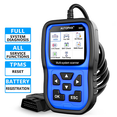 AUTOPHIX 5600 for VAG All System OBD2 Diagnostic Scanner EPB BMS Oil Reset TPMS