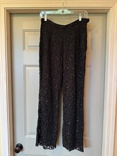 I.N.C. International Concepts Vintage Beaded Sequin Lace Lined Pants