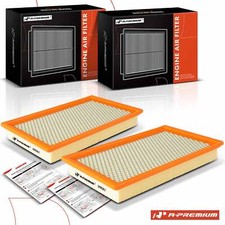 A-Premium 2x Engine Air Filter for Ford F-150 99-03 F-250 350 Super Duty 2001