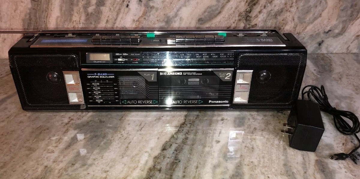 Panasonic RX-FW32 Vintage Portable Casette/Tape Player Boombox Fix